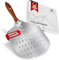 Multira Pizza Peel - Pizza Server - Perforated Aluminium Scoop - Rotatable Removable Scoop - Ergonom