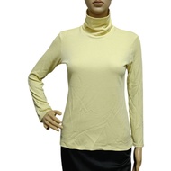 BJ247 - (M) UNIQLO WOMEN Stretch cotton TURTLE NECK SHIRT