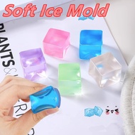 1PCS Soft Ice Model Squishy Toys 2.5cm Squeeze Ball Toys Fidget Toys Pinch Kneading Toy Stress Reliever Toys Candy Color