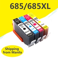 HP685 Ink Cartridge HP 685 ink cartridge black Compatible for HP 3525 4615 4625 5525 6525 Printer