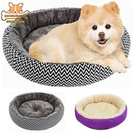 Dog Cat Bed Pet Bed Dog Bed Flannelette Thickening and Warm Circle Breathable Pet Nest