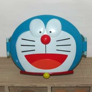 Doraemon 哆啦A夢 造型耳扣分隔便當盒 餐盒 飯盒 水果盒 午餐盒 收納盒 日本帶回 早期商品