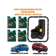 AUTO TRANSMISSION FLUID ATF D3-SP 4 BOTTLE WITH AUTO FILTER FOR ARUZ, MYVI D20N