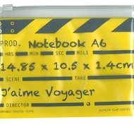 導演拍板筆記簿 A6 - 黃色