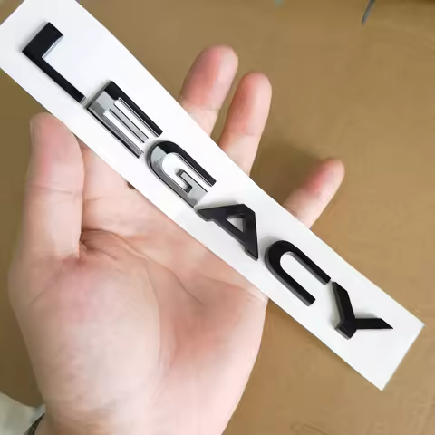 1pcs Black LEGACY Badge Emblem Sticker Car Rear Trunk Sticker For SUBARU LEGACY DIT Outback SUBARU S