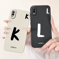For Vivo Y97 Case V1813A V1813T Cover Cute Lucky Letters Soft Matte Silicone TPU Shockproof Shell Fo