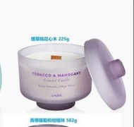 包郵Laline Candle 最新蠟燭煙草桃花心木 225g $275