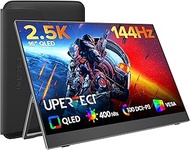 UPERFECT 2K 144Hz 16" QLED Portable Monitor with 2560 x 1600 16:10 2000:1 Screen, Integrated Stand, 