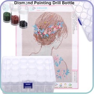 SULIN 6/24/60PCS Diamond Painting Drill Bottles Empty Bottle Cross Stitch Plastic Diamond Painting A