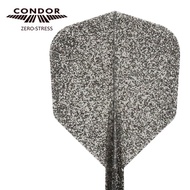 CONDOR DART FLIGHT INTEGRATED SHAFT - ZERO STRESS - SMALL - GLITTER SILVER