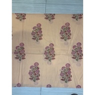 Fabrica Indian Cotton Fabric Printed With Wooden Block Length 1.20 Meters Use To Cut Clothes And Oth