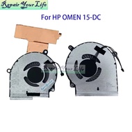 CPU GPU Cooling Fan For HP Omen 4 Pro 15-DC 15T-DC DC0025CA DC100 Notebook Cooler L30203-001 L30204-