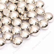 (Price per piece) 2cm silver mushroom shirt buttons