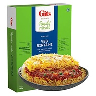 Vegetarian Biryani - Ready to Eat Indian Meal (Gits brand) 265g Biryani (Veg)