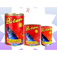 Botan Sardin Dengan Sos Tomato 155g/230G/425g Sardines in Tomato Sauce