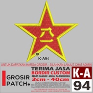 K-a94 PEOPLE LIBERATION ARMY LOGO EMBROIDERED PATCHES PEOPLE'S LIBERATIONS - WHOLESALE REVIEWS OF TH