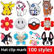Cap Clip GOLF Metal MARK GOLF Ball Hat Men Women Children Style MARK Cartoon Cap Clip MJ2425 4O5K