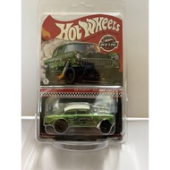 Hot Wheels RLC Selections 55 Chevy Bel Air Gasser TRIASSIC - FIVE Green Spectraflame