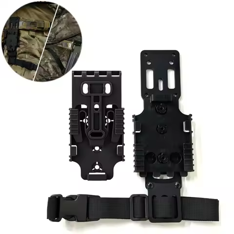 Universal QLS 19 22 Belt Loop Adapter Expansion Board Mid-Low Ride Holster Platform Adapter with Loc