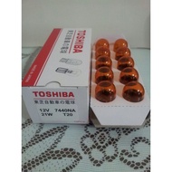 Aofeng Shop~7440 Toshiba KOITO T20 Big Bomb Bulb~Direction Bulb~Single Core Bulb~Amber Yellow~Orange