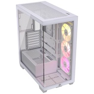 CORSAIR 3500X Tempered Glass Micro ATX , White