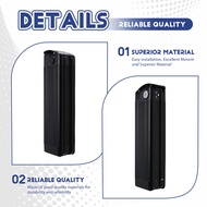 [themremain]-Electric E Bike Bicycle 18650 Battery Box Case Cover 48V Empty Silver Fish Ebike Alumin