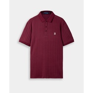 CASUAL FIT BEN & TOD CS1300BC157 men's polo shirt with B icon printed pattern, elastic, dynamic, sim