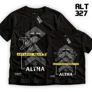 ALTHA ALT 327 UNISEX COUPLE DISTRO T-SHIRTS FOR MEN AND WOMEN, LATEST CASUAL FASHION
