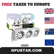 Yy Yy USED Rtx4070 SUPER X3w MAX RTX 4070Ti Video Card Gddr6x NVIDIA 12Gb 192Bit 16 De Gaming Placa