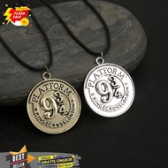 TREND LAGI NKCO necklace kalung koin coin train platform 9 3/4 harry sihir wizard charm EECOS