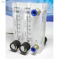 1-10 16-160 1.6-16 25-250 60-600ml Per Min LZM-6T Liquid Water Flowmeter Rotameter With Valve Push In 6/8/10/12mm Tube