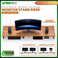 laptop stand laptop accessories laptop stand holder Universal Wooden Monitor Stand Extended Width Mo