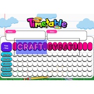 [BI] Jadual Waktu Kelas Boleh Ubah | Jadual Waktu Sekolah Boleh Ubah | Jadual Sekolah | Jadual Kelas