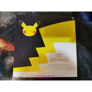 Pokemon TCG EMPTY Pikachu 25th Anniversary Celebration Pokemon Center ETB box only