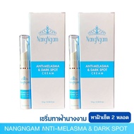 ครีม เซรั่มทาฝ้า  Nangngam Anti-Melasma & Dark Spot Cream2 หลอด