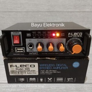 Power Amplifier Subwoofer Fleco D-05 Amplifier Bluetooth Karaoke MP3