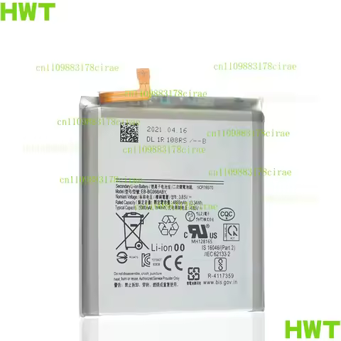 2PCS Battery EB-BG998ABY For Samsung Galaxy S21 Ultra 5G SMG998U SMG998U1 SMG998B/DS