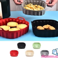ELEGA Foldable Barbecue Tray Reusable Air Fryer Accessories Bowl Pad Baking Tray