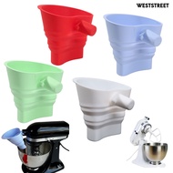 Weststreet Flour Funnel for KitchenAid Mixer Silicone Funnel Attachment for KitchenAid Artisan KSM15