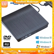 External DVD Optical Drive USB3.0 CD Player CD Rom DVD Writer Reader Recorder For Laptop Burning