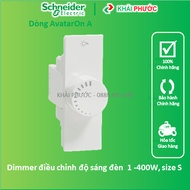 Dimmer switch to adjust LED brightness 1 - 400W size S AvatarOn A Schneider M3T1V400DM_WE - Khai Phu