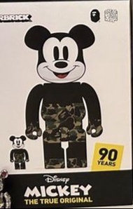 be@rbrick - BAPE Mickey Mouse 100% & 400%