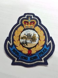 皇家香港警察 布 鏽字 章 英治時期