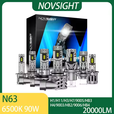 Novsight LED Headlight H1 H3 H4 H7 H11 9005 9006 LED-Scheinwerfer CANBUS Hochleistungs 90W LED-Autol
