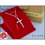Silver 925s Necklace + Pendant（Cross ）