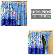 GORDEN JENDELA PENDEK MOTIF KARAKTER UKUR 120*120