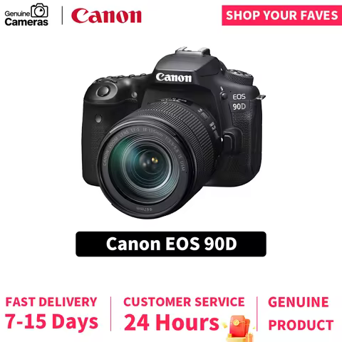Canon EOS 90D DSLR APS-C Digital Compact Camera High Pixel Fotografica Profesional Camera With EF-S 