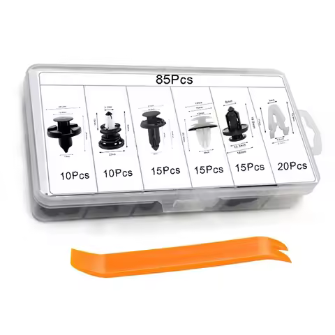 85PCS Clips Retainers Fasteners for Tesla Model 3 Y S X Door Panel Bumper Fender Engine Hood Support