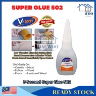 V-TECH Fast Dry 502 Super Glue (Instant Bond) 20g