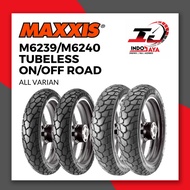 BAN MAXXIS MOTOR M6239 / M6240 ALL VARIAN ( 70/90-14 / 90/90-14 / 90/90-17 / 100/80-17 / 120/80-17 / 130/80-17 / 140/80-17 ) M6239 / M6240 BAN TUBELESS BAN BEAT / BAN VARIO / GENIO / SPACY / BAN OFF ROAD / BAN ON ROAD / M-6239 / M 6239 / M-6240 / M 6240